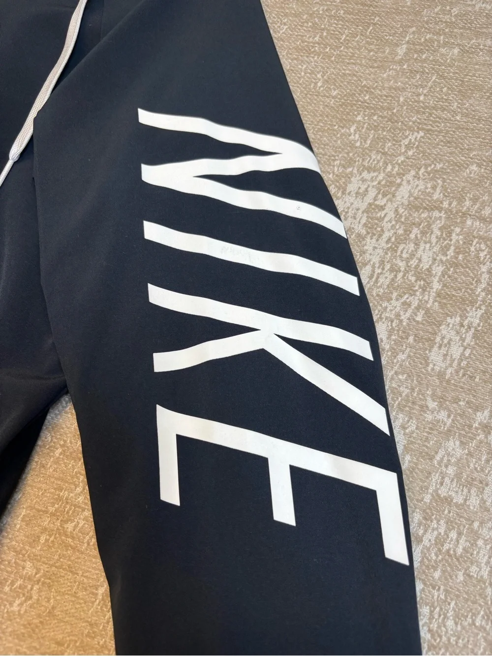 Nike Flex Women's Packable Training Jacket Black Medium EUC Half Zip Anorak